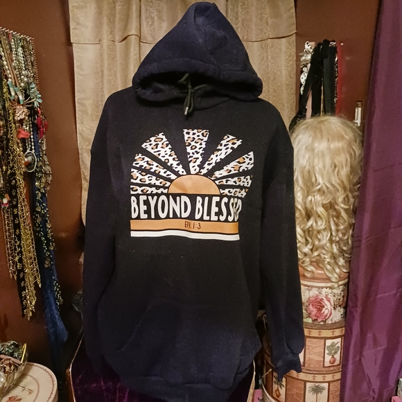 Original Deluxe 'Beyond Blessed' Hoodie L - Picture 1 of 3